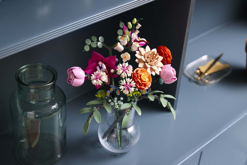 「レゴ ボタニカル ピンクのブーケ」