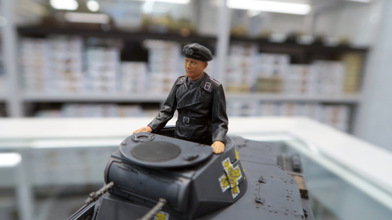 画像はベレー帽姿の車長
