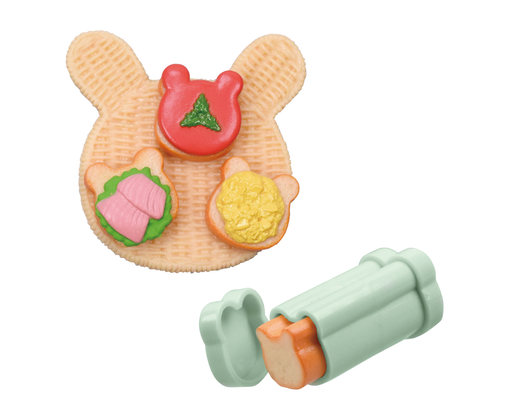「クマオープンサンド」