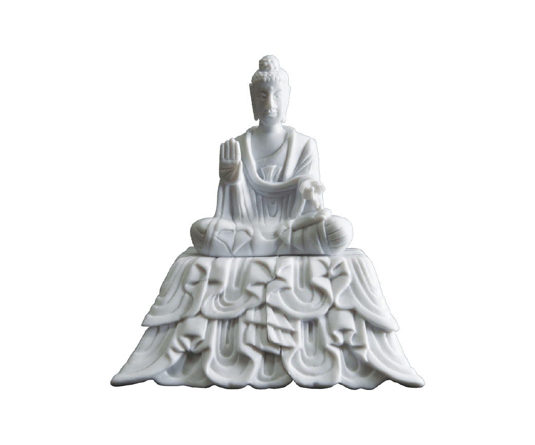 「釈迦如来坐像（石膏風タイプ）」