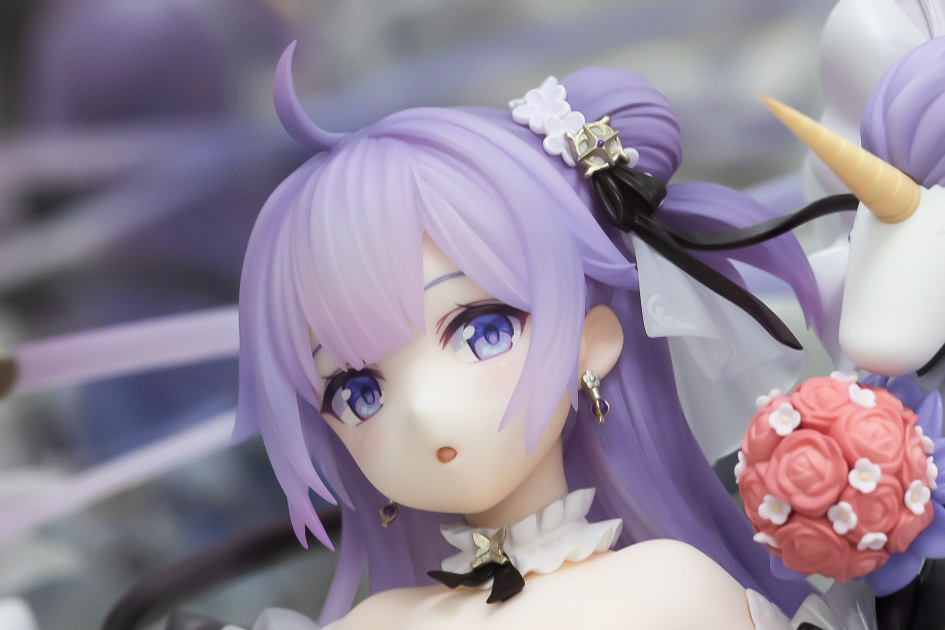 なんともいえない独特の表情をしたユニコーン