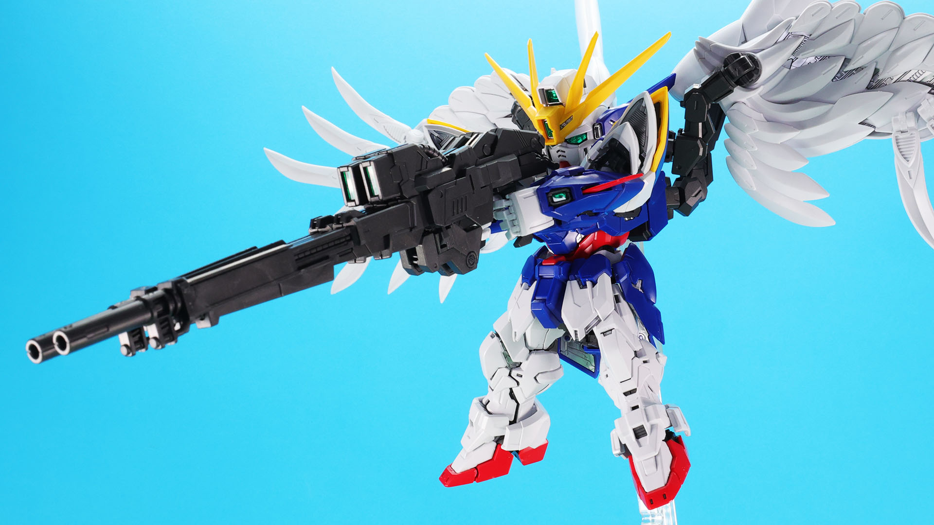 ツインバスターライフルはドッキングさせることでパワーを集中させられます