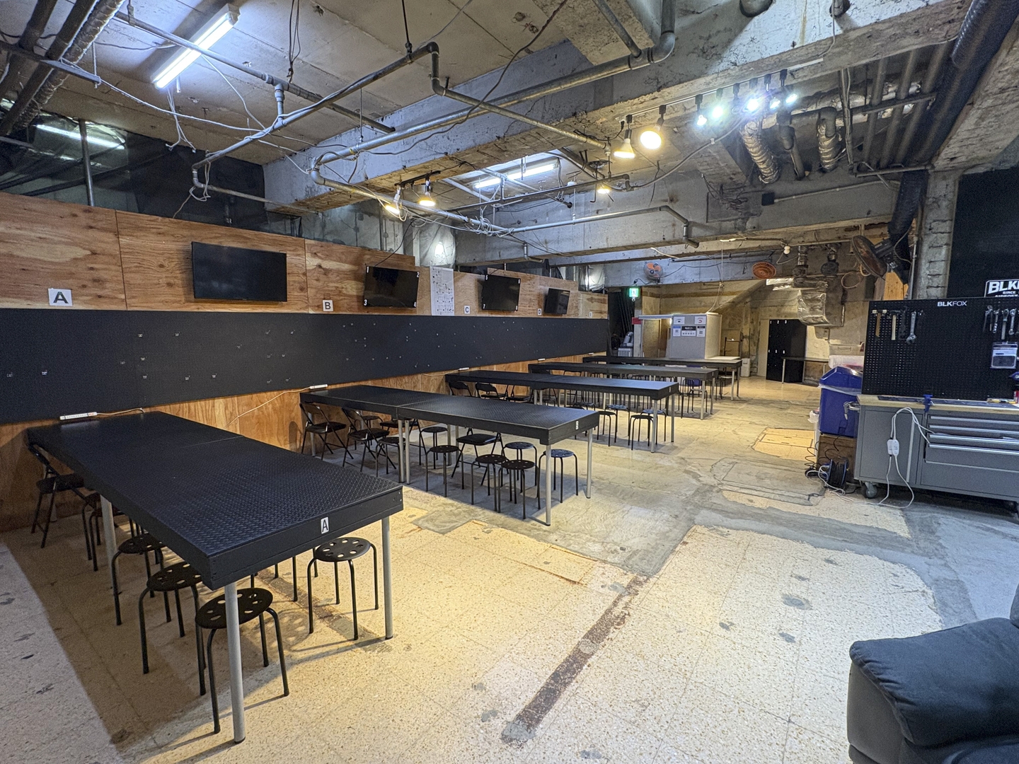 かなり広々としたセーフティエリア