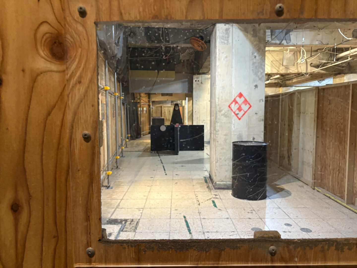 小窓を見るとフィールド内を覗くことが可能