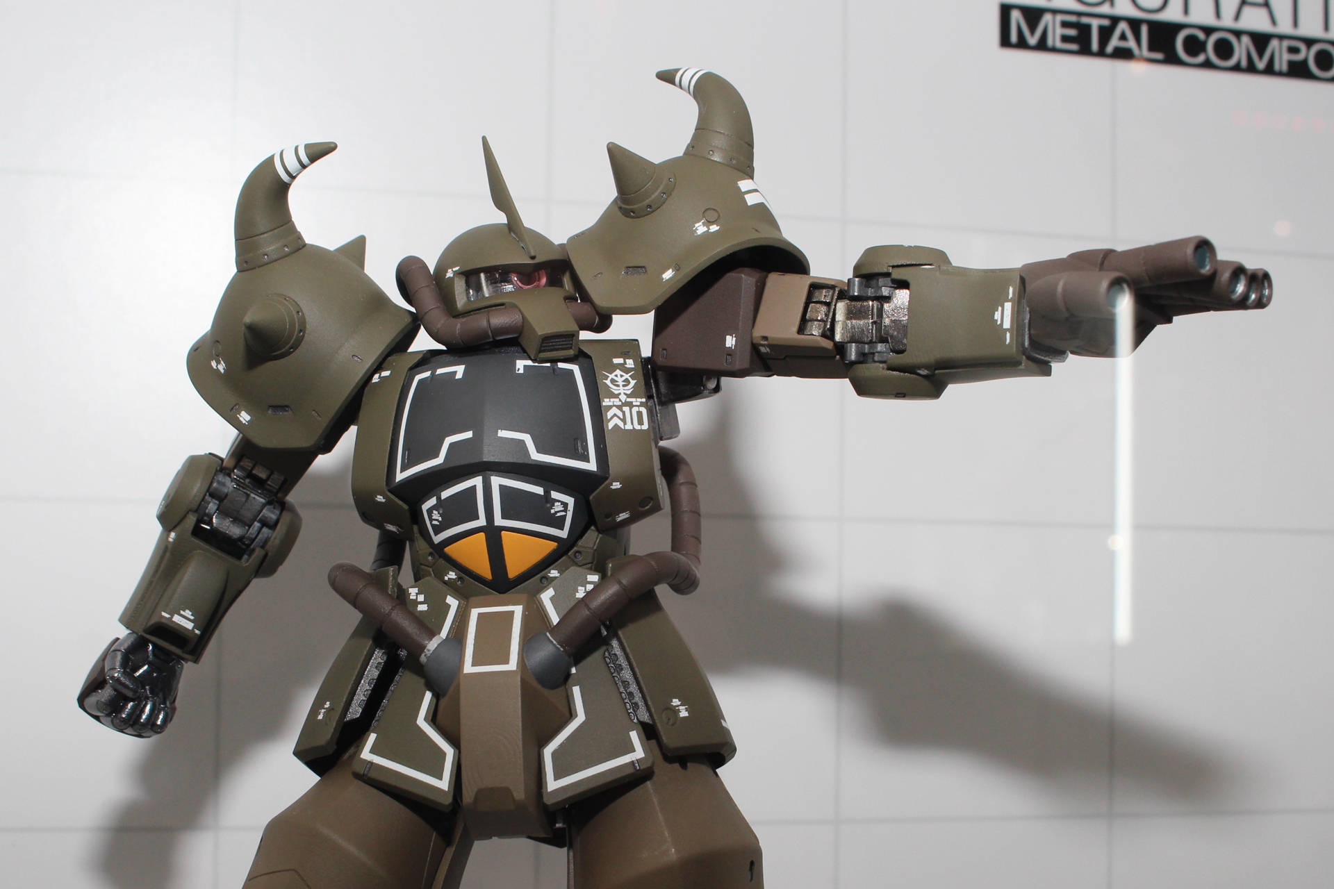 同シリーズグフのカラーバリエーションで、ダークカラーにマーキングやラインが映える