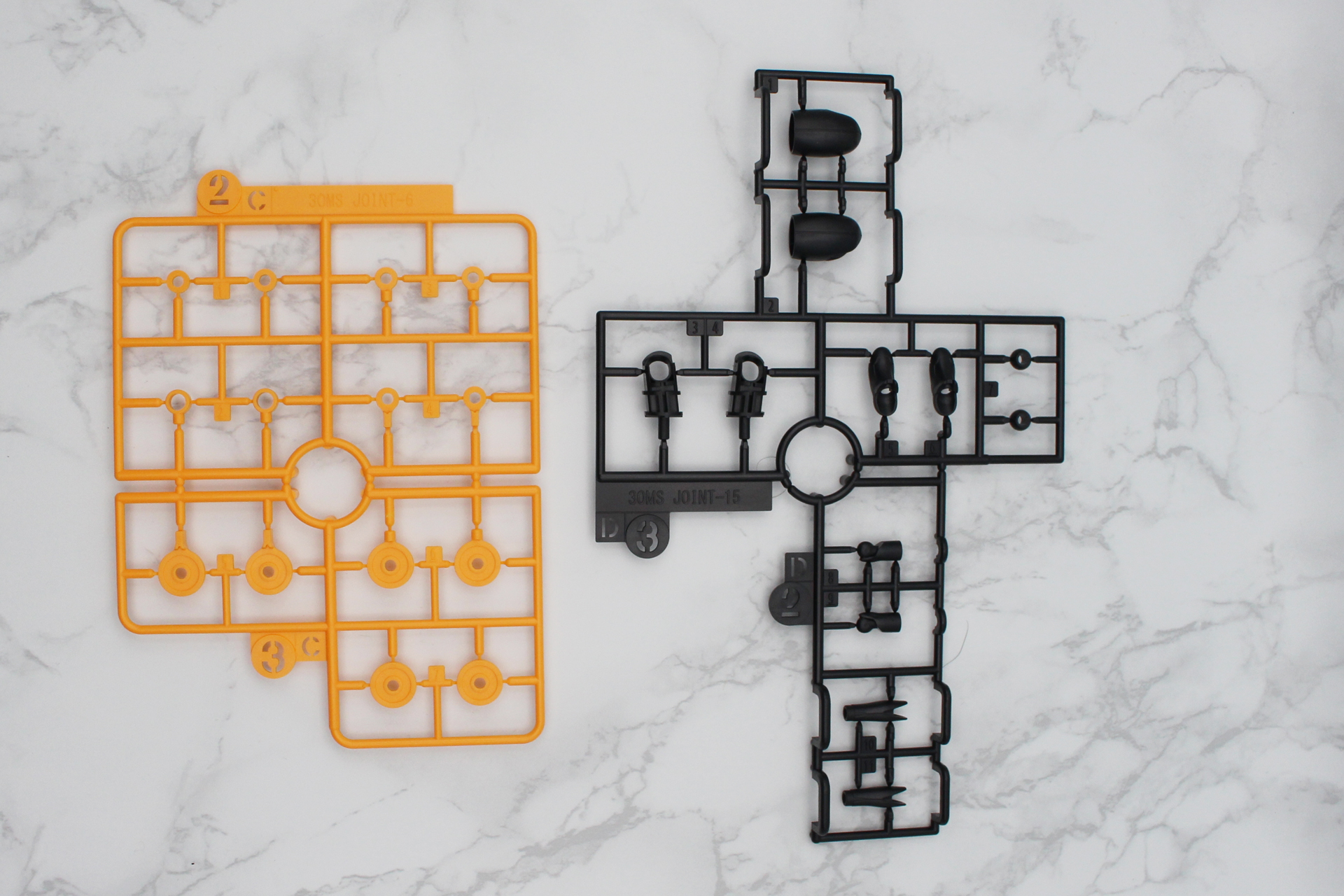 Cパーツ、Dパーツ