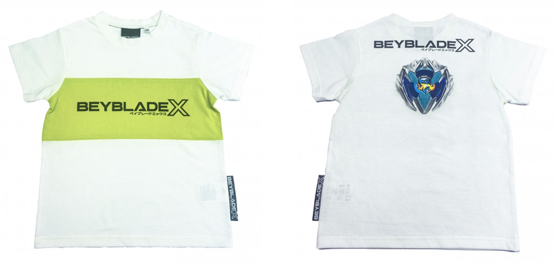 「ベイブレードエックス 半袖Tシャツ 切替」/キッズ（90/100/110cm）：1,899円 ジュニア（120 /130/140/150cm）：1,999円 M/L：2,499円
