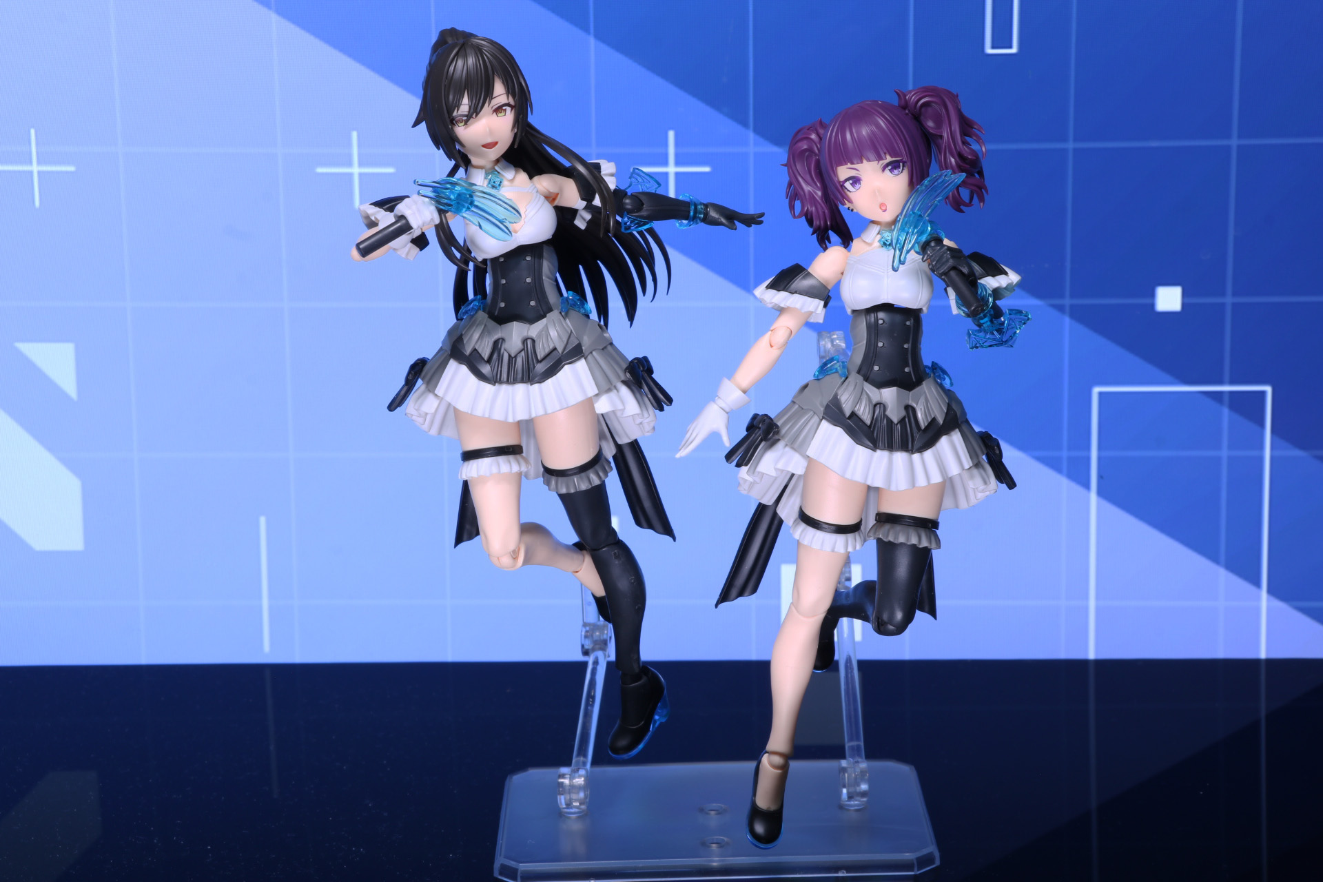 「30MS オプションボディパーツ アルファシスターズファンタズム1[カラーA]」の田中摩美々と白瀬咲耶