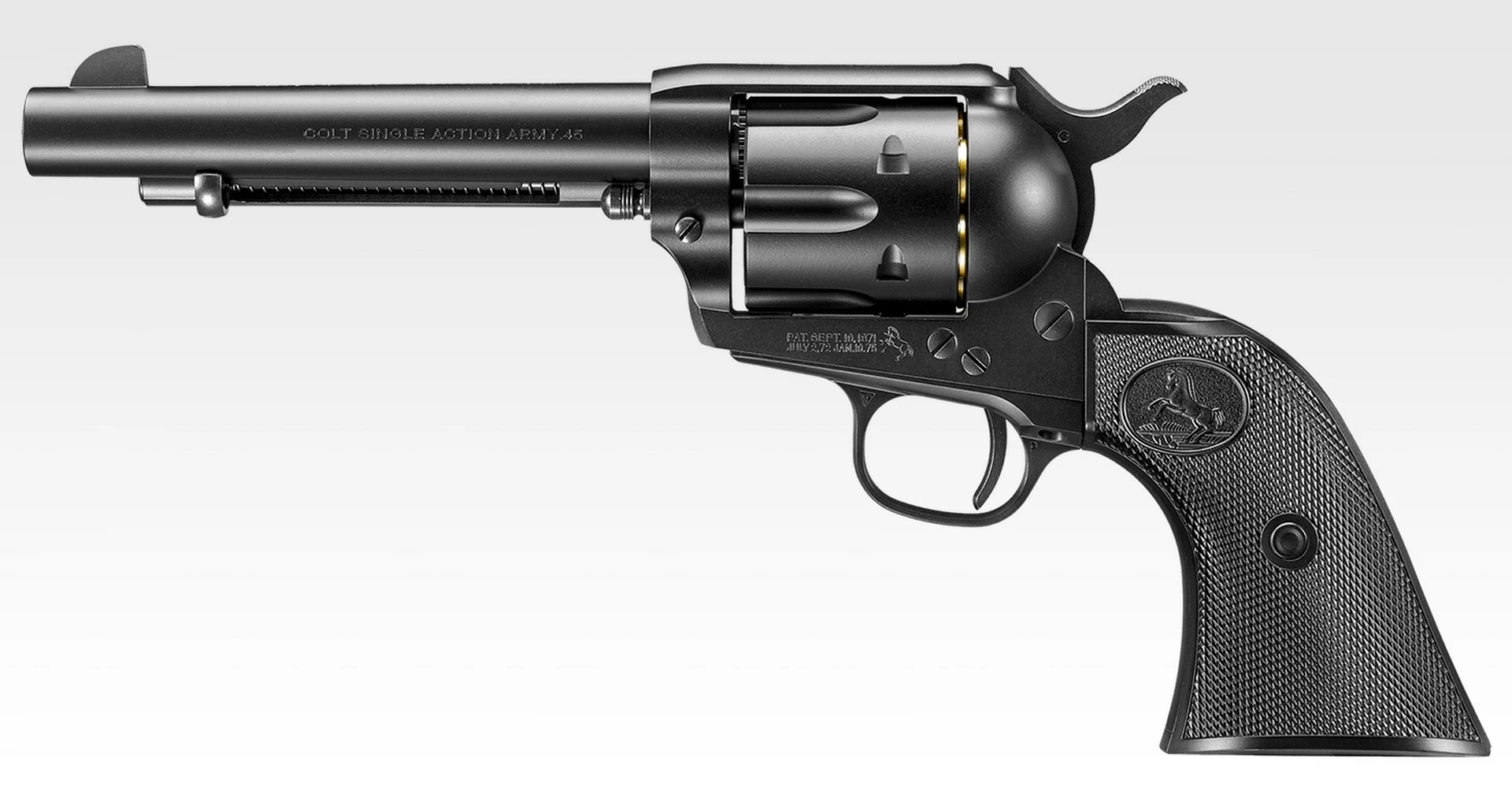 BBエアリボルバープロ SAA.45 アーティラリー 5 1/2インチ ブラック