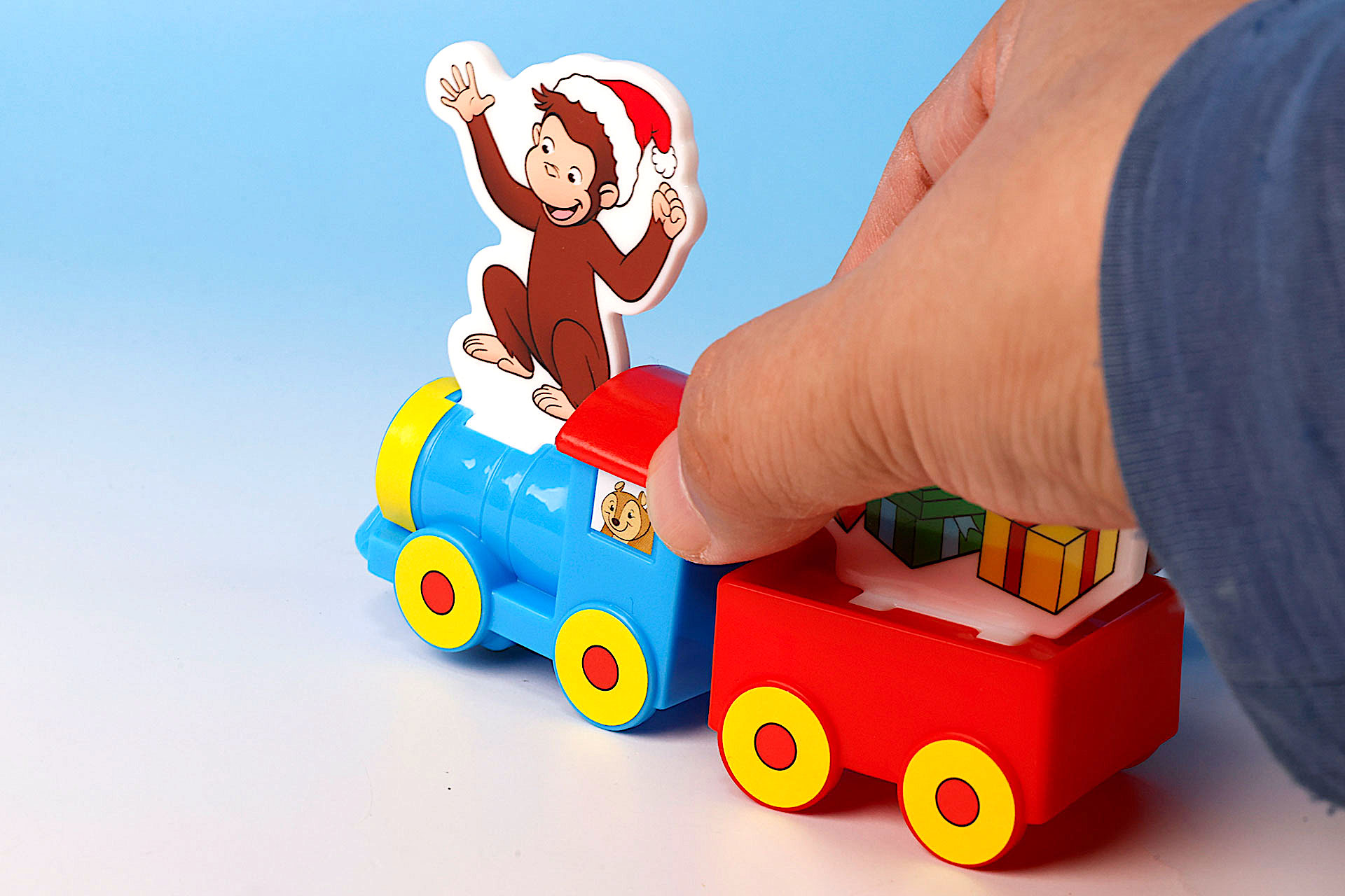 手で押しながら走らせよう