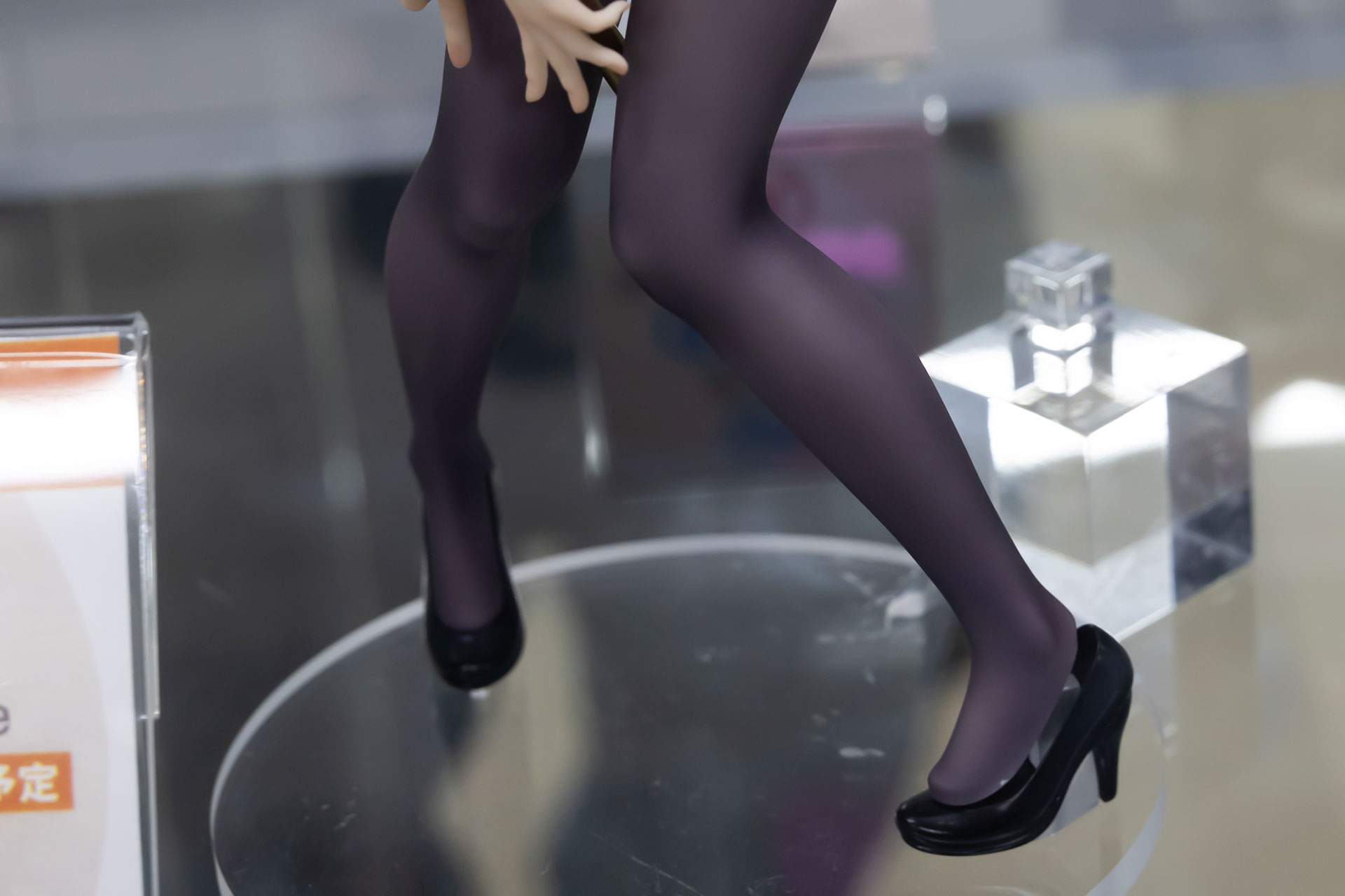 黒いタイツの色合いも美しい