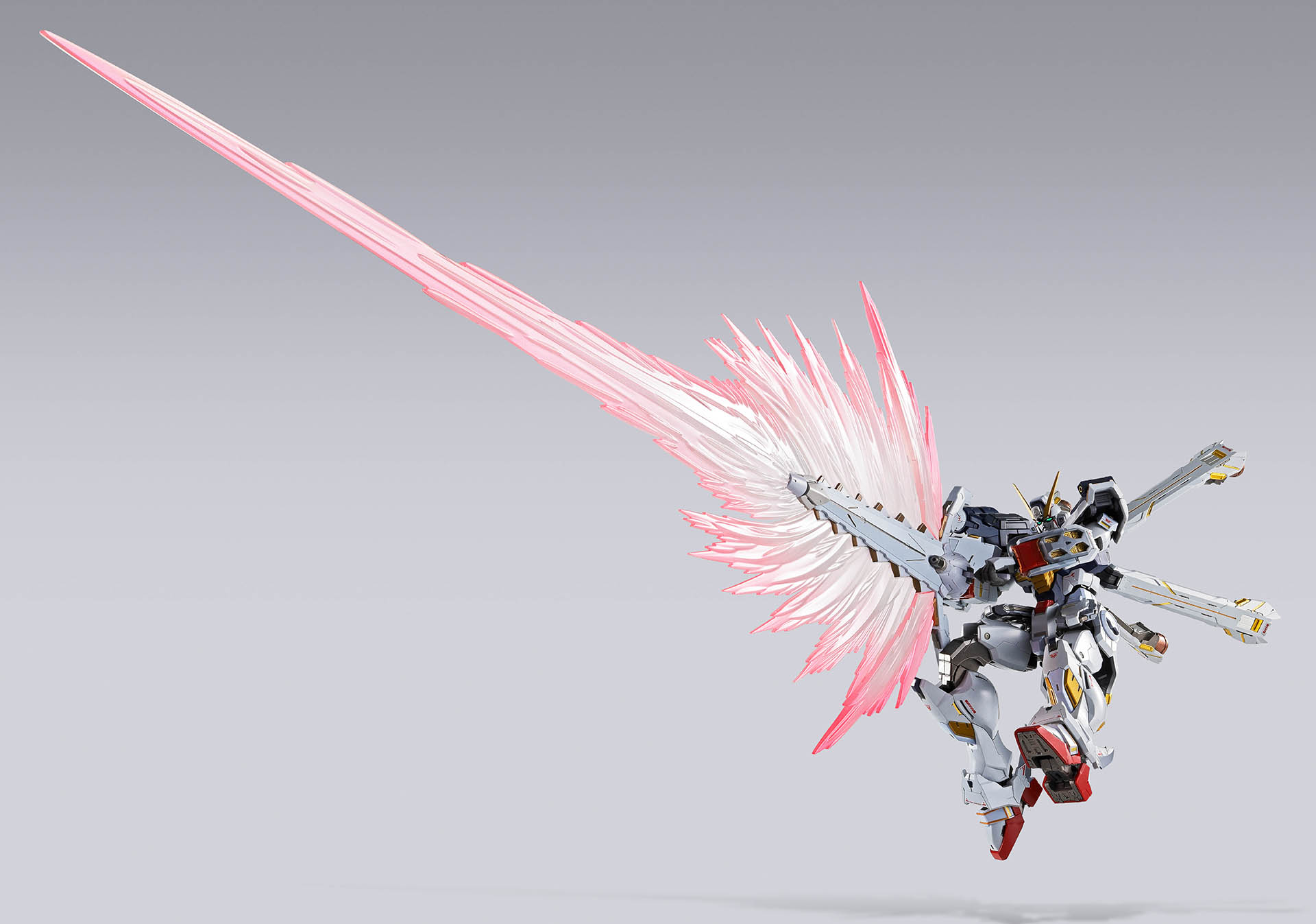 両手持ちでのフル出力の射撃ポーズも表現可能