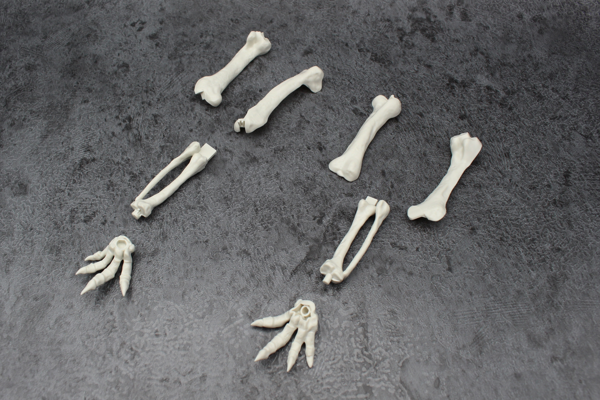 脚部の組み立て