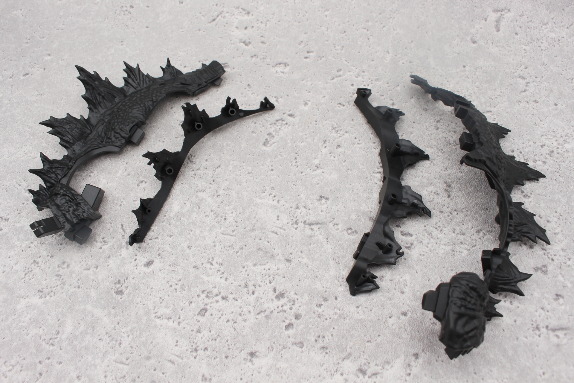 背中の組み立て