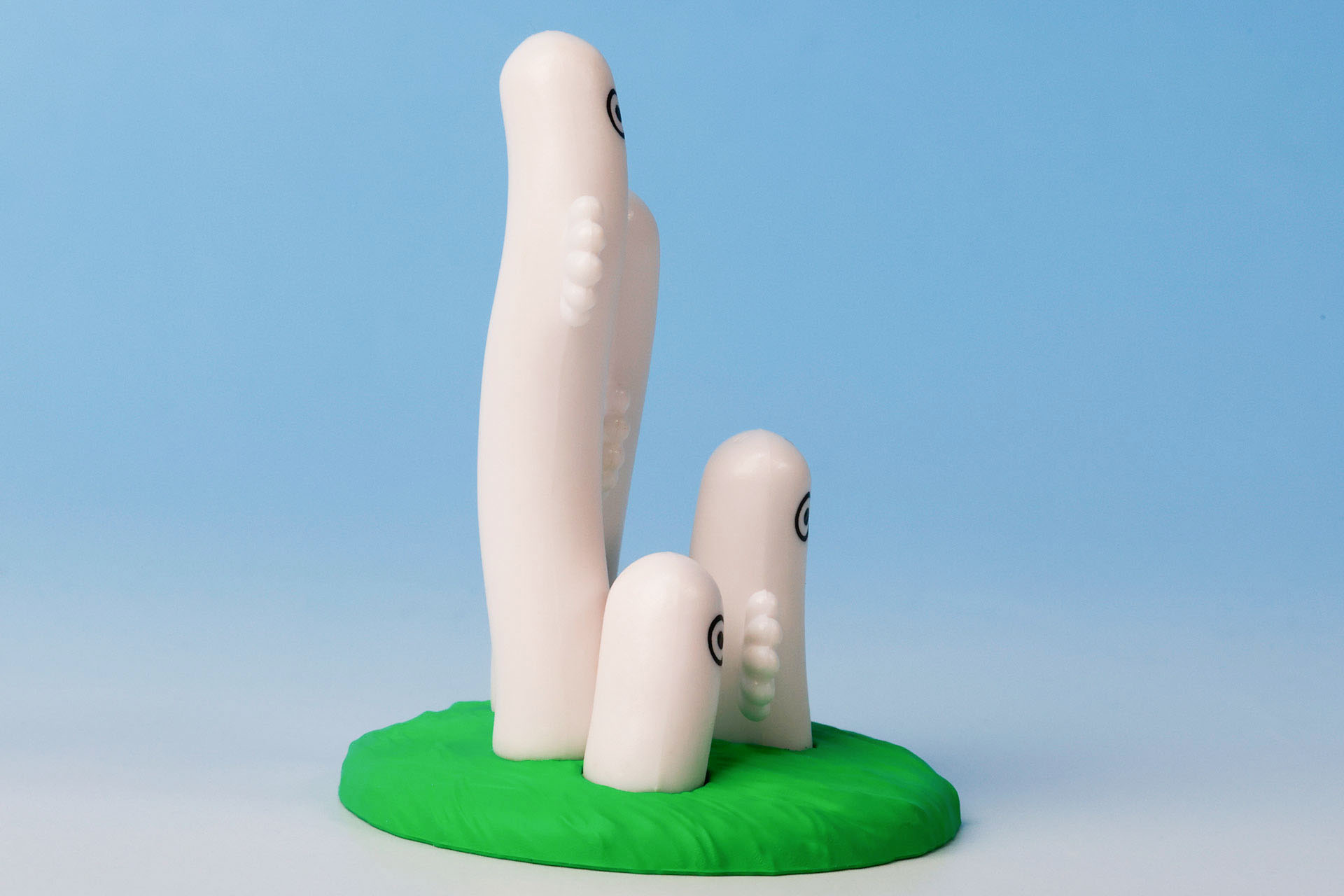 ニョロニョロが生えている大地は緑色だ