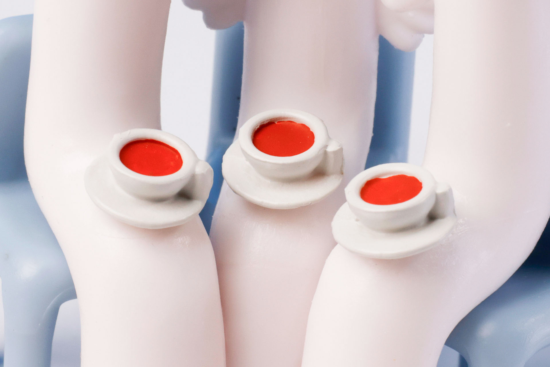 紅茶もきちんと人数分用意されている