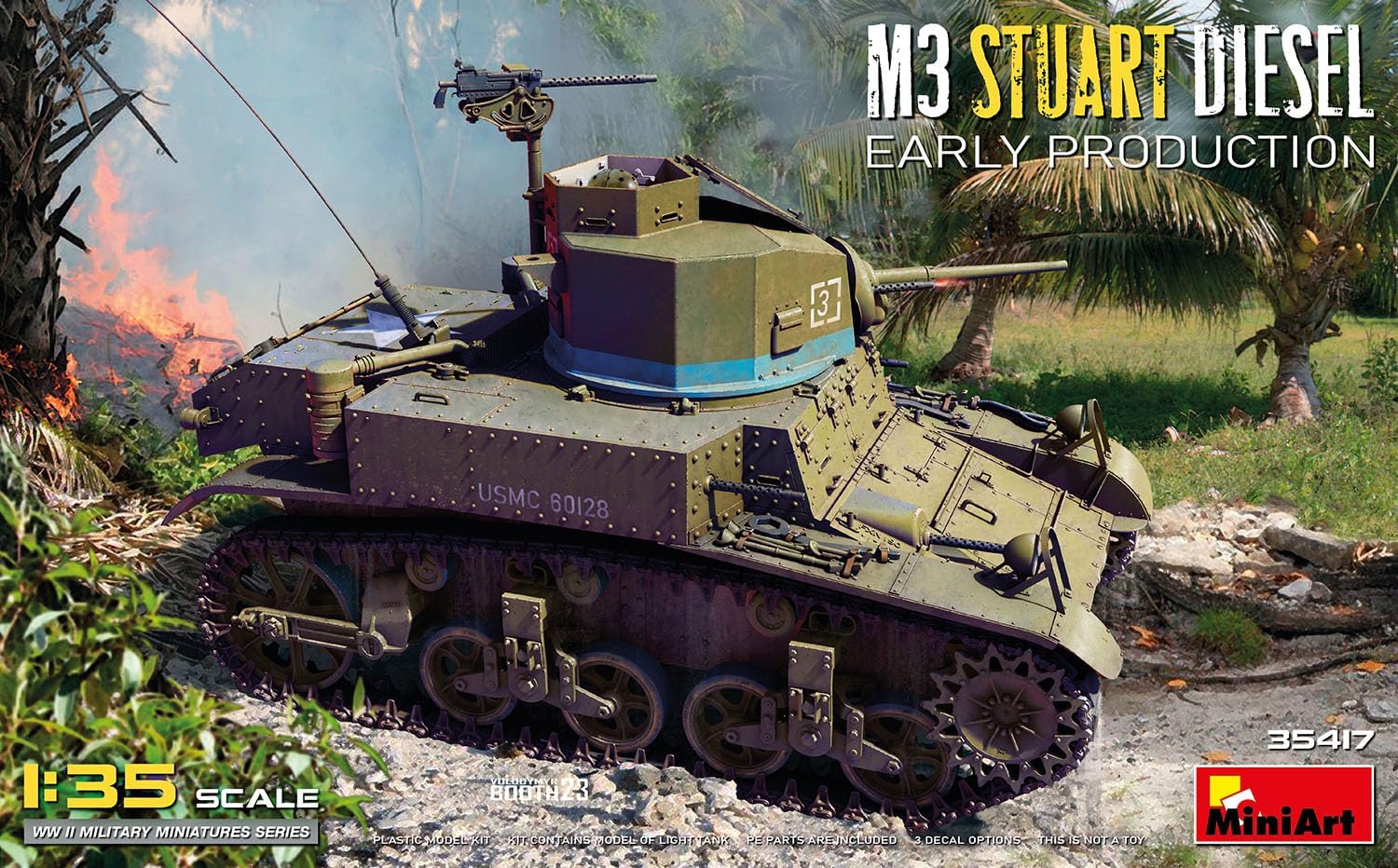 ミニアート 1/35 アメリカ M3 スチュアート ディーゼル初期型（9,900円）