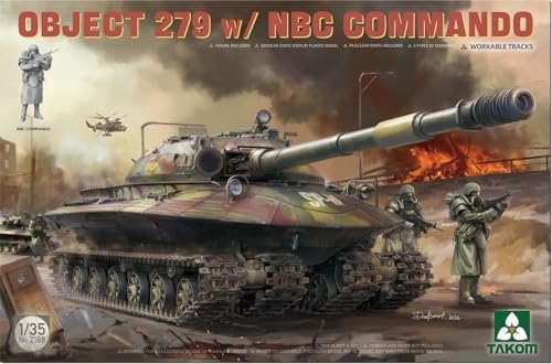 タコム 1/35 ソビエト 重戦車 オブイェークト 279w/NBCコマンドフィギュア（6,860円）