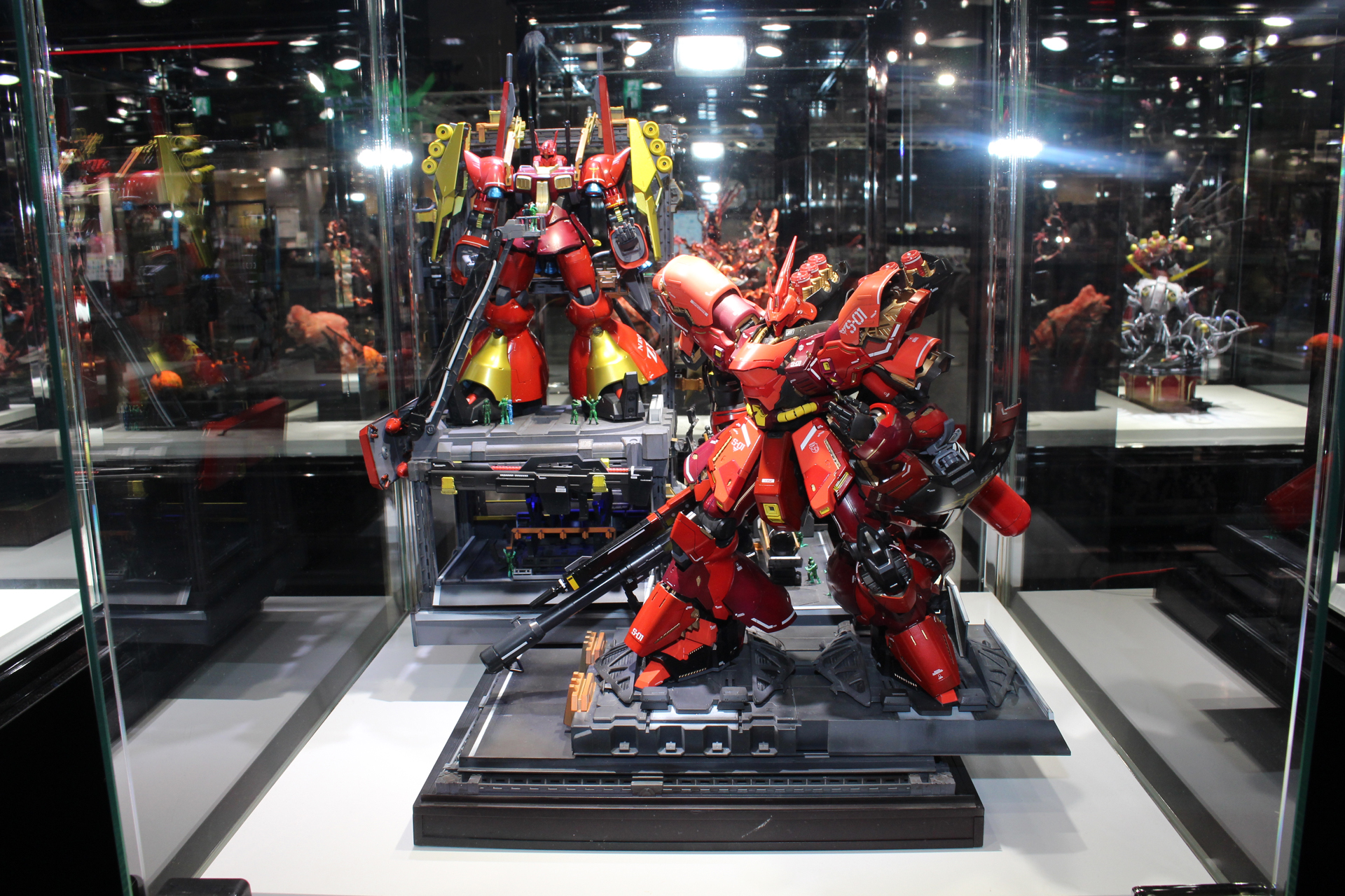 シャア・アズナブル　～決着へ～／MG 1/100 MSN-04 ササビー Ver.Ka他