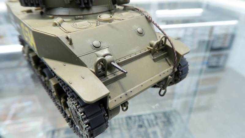 砲塔や車体、主砲同軸の7.62mm機銃