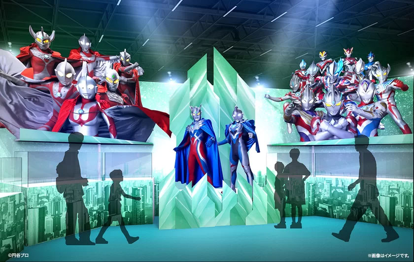 「ウルトラマンシリーズ」ブース