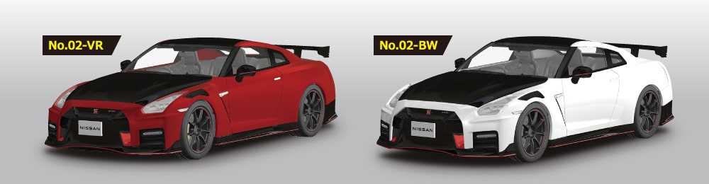 ブリリアントホワイト、バイブラントレッドは鮮やかな色に仕上がっています。