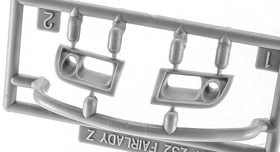 新規造形されたキセノンライトヘッド。