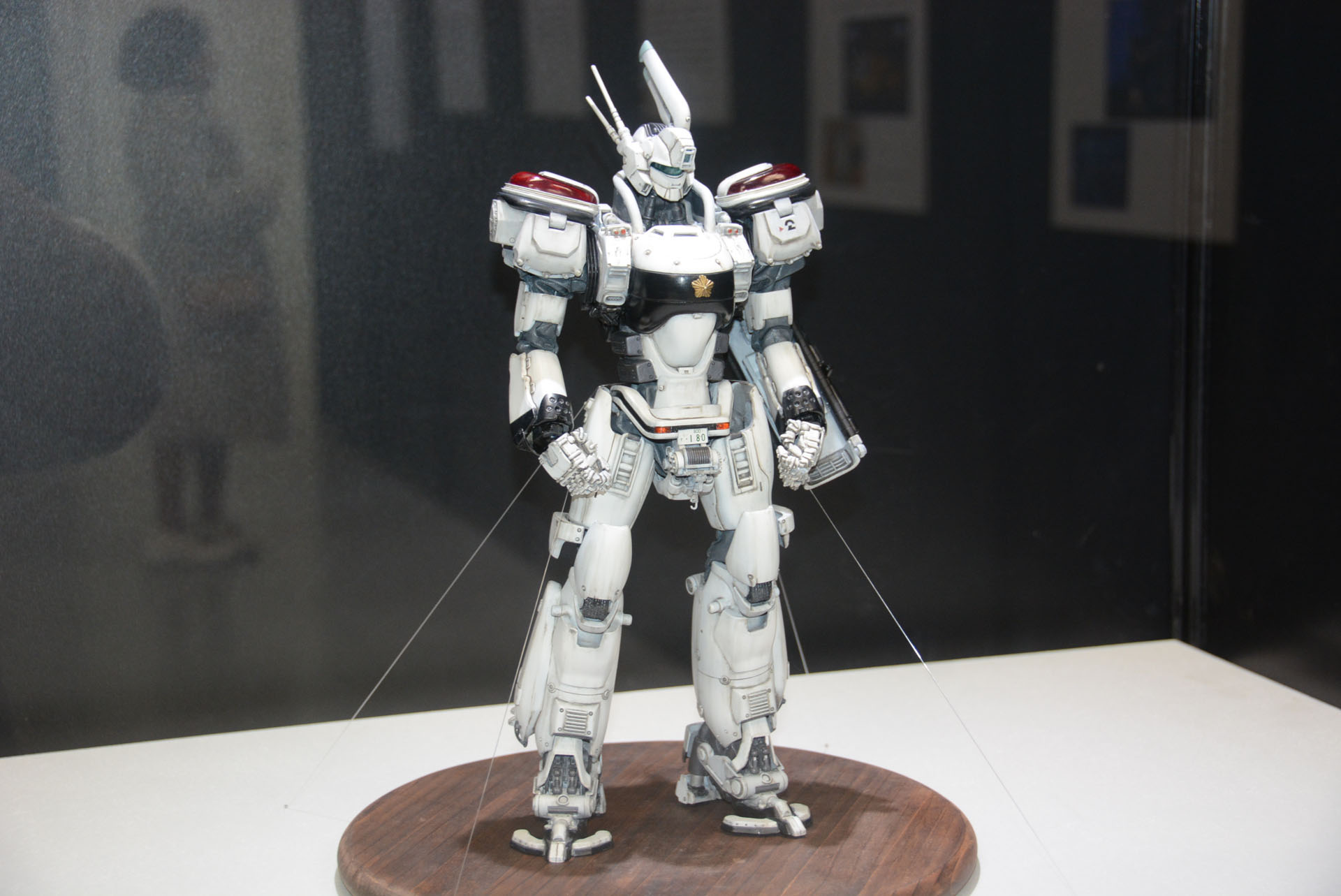 2014年の映画「THE NEXT GENERATION -パトレイバー」制作時に作られた実物大イングラムのひな形も展示