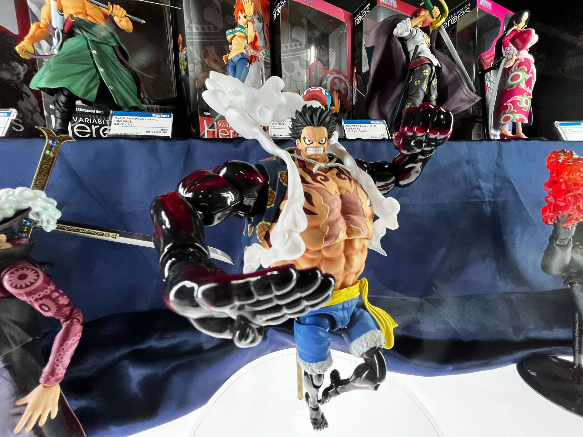 「ヴァリアブルアクション Heroes ONE PIECE モンキー・D・ルフィ ギア４ バウンドマン」、発売日、価格未定