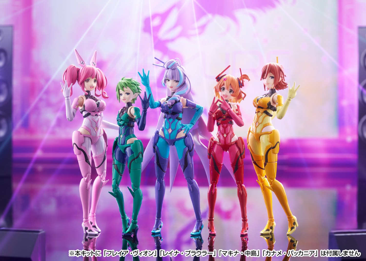 フォールドスピーカーを装着したマイク