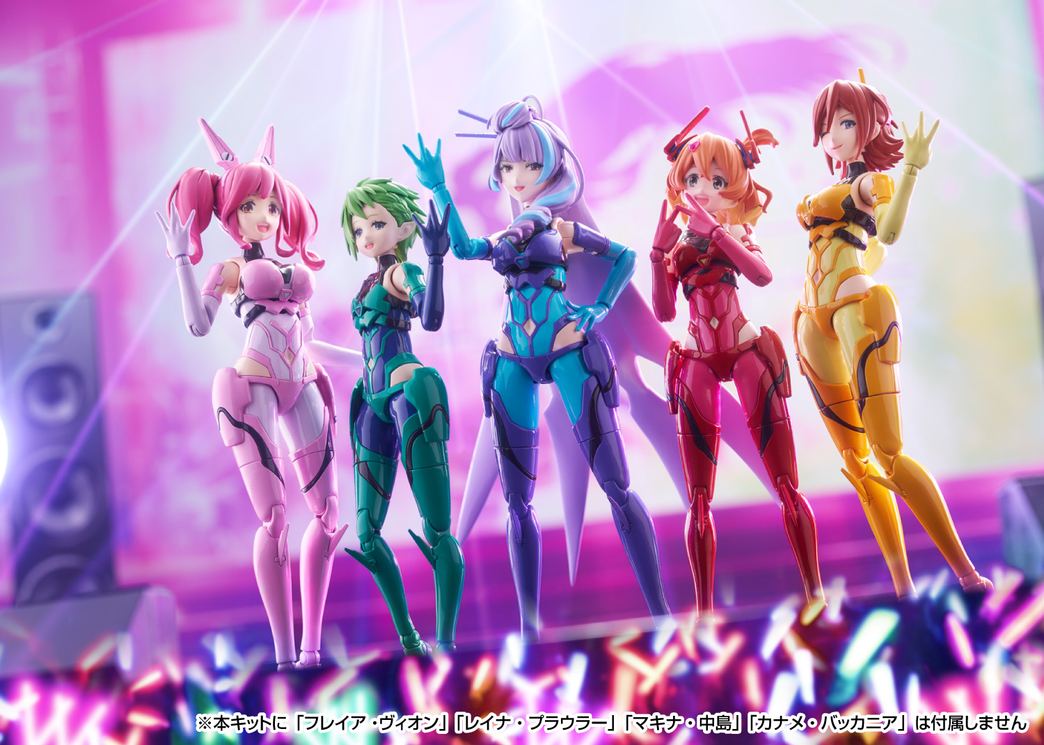 フォールドスピーカーを装着したマイク