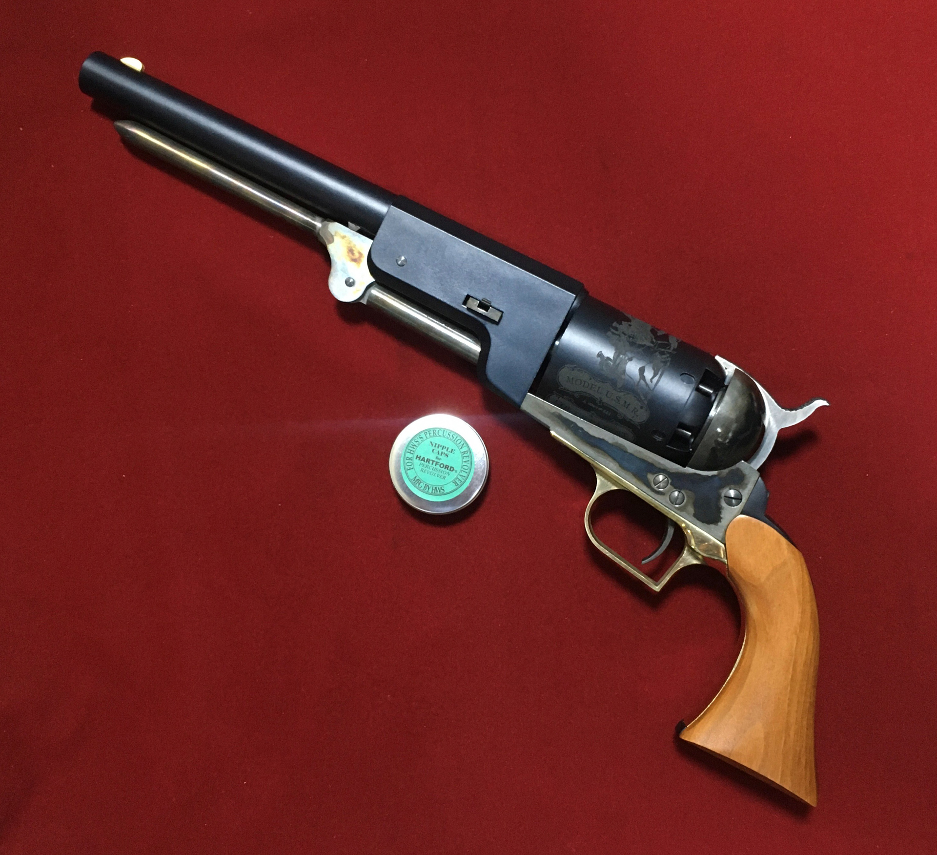 西部開拓時代のパーカッションリボルバー「コルトウォーカー」