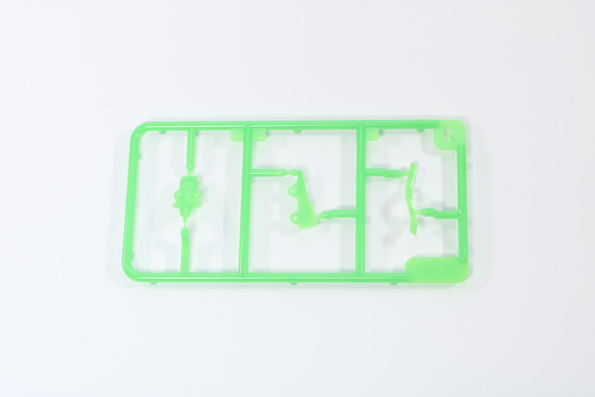 パーツK（ライムグリーン）、パーツK（バブルガムピンク）