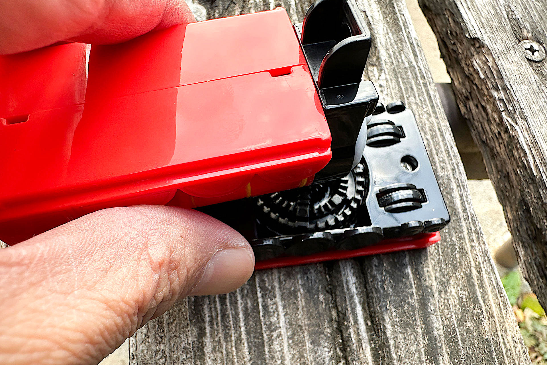 エントツ部分を浸そう