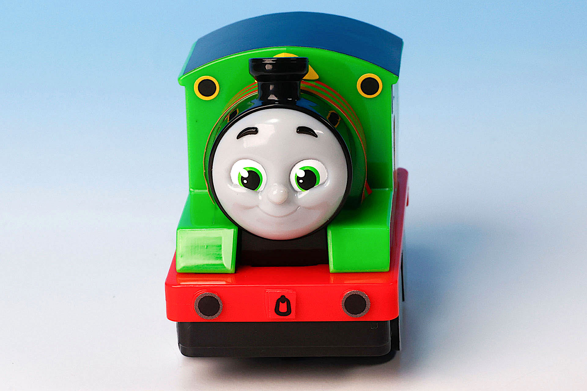 緑色の車体が美しいパーシー