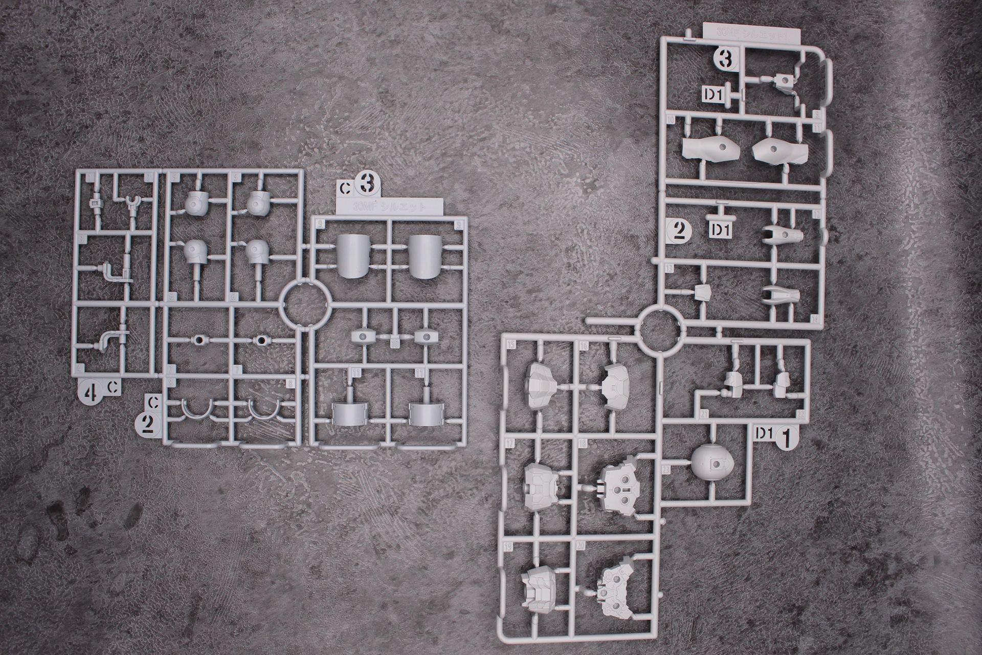 パーツC、パーツD1