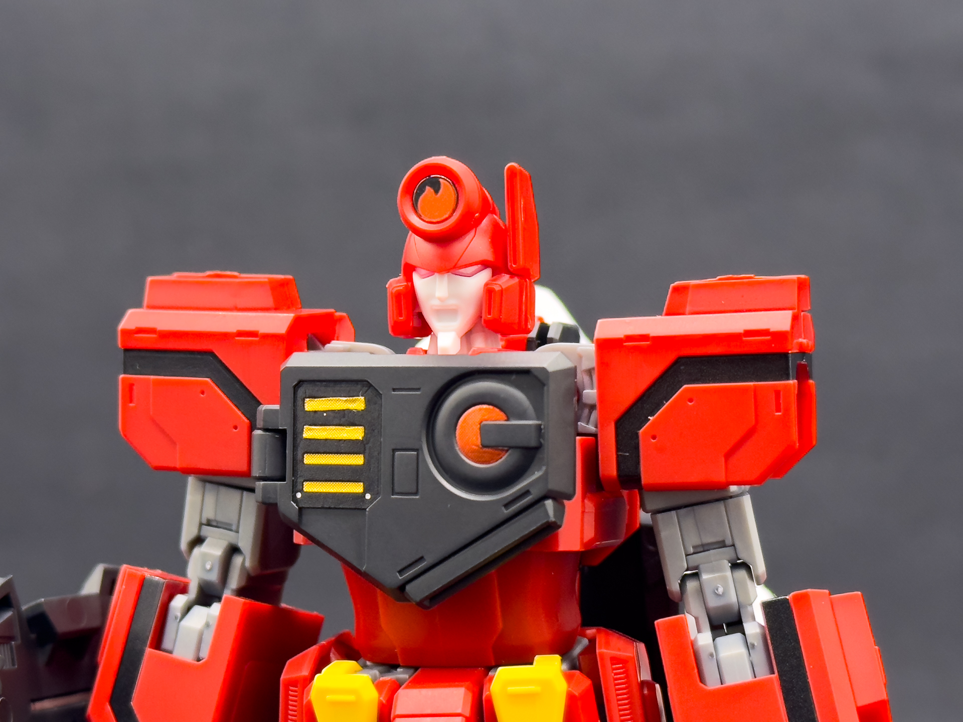 頭部はパーツ差し替えにて2種類の表情を再現可能です。