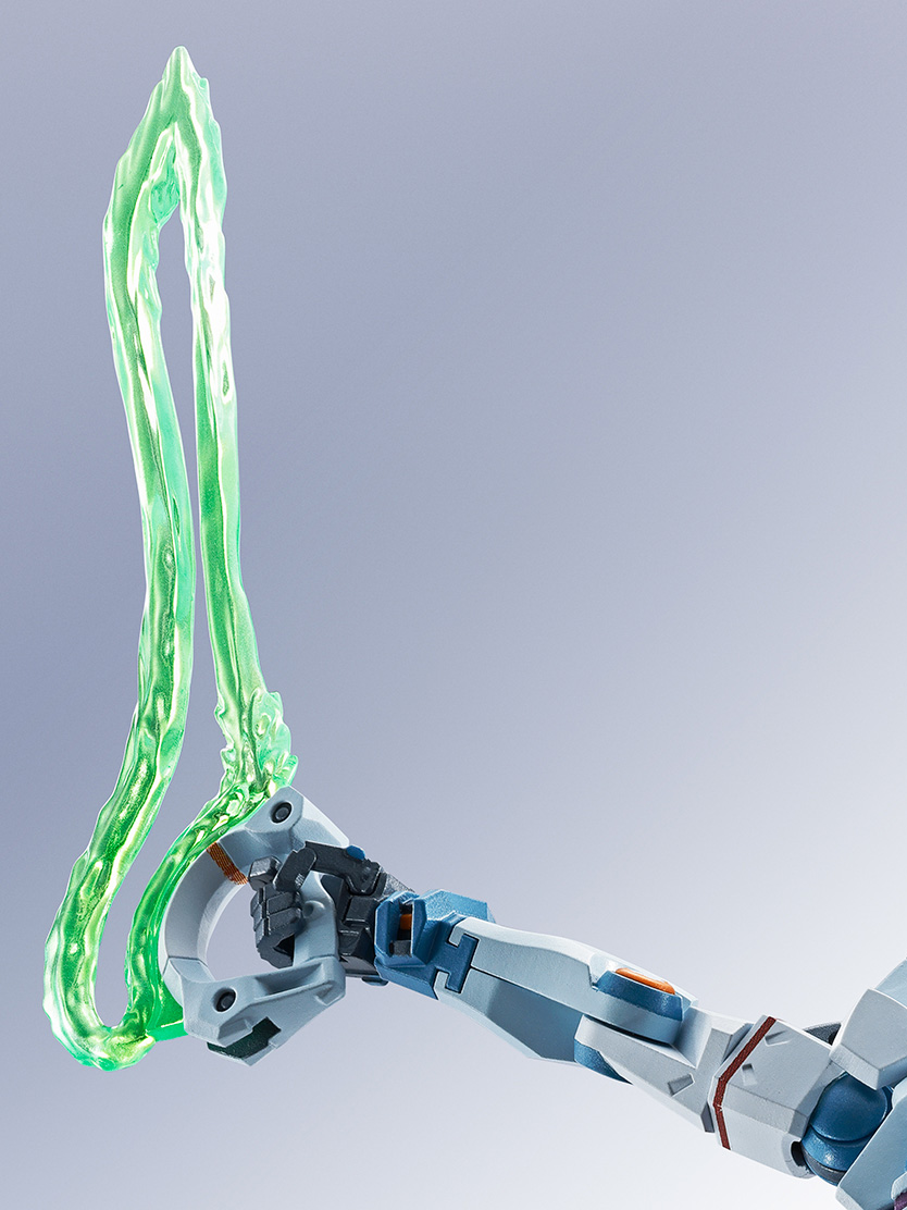 ビームエフェクトパーツもビームが循環するような大きめのエフェクトで迫力満点<br />※画像は試作品を使用しています