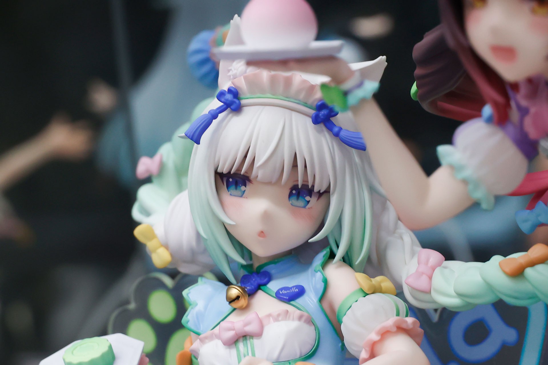 髪はグラデーションがかかっている