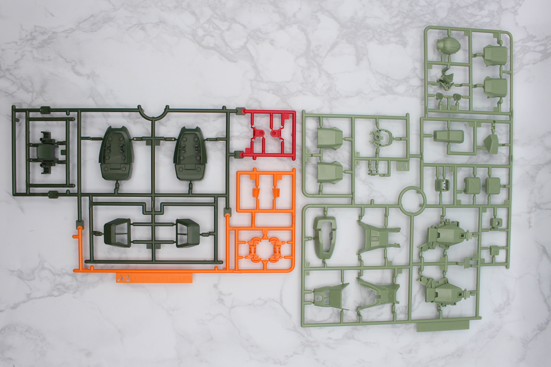 A2パーツ、B1パーツ