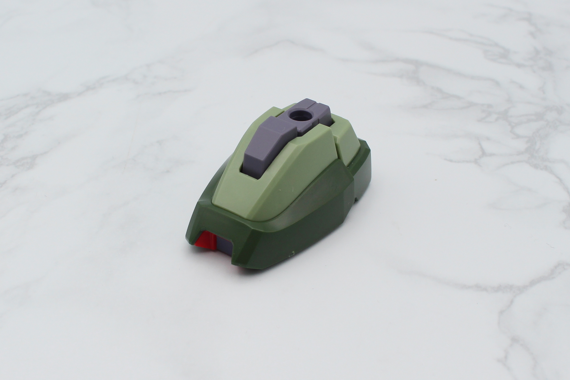 足首のブロックと装甲を取り付ける