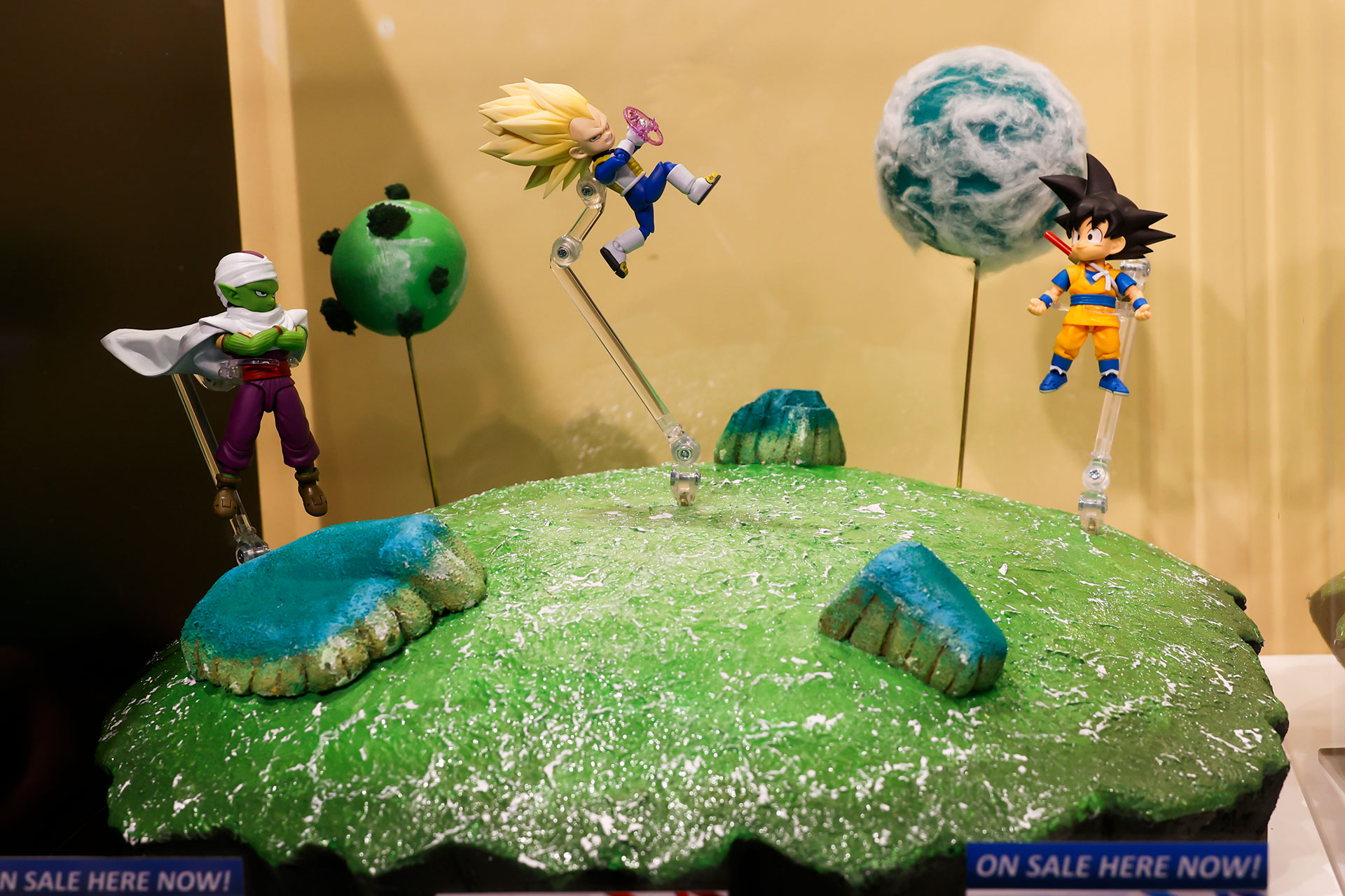 「ドラゴンボール」の世界観がよく再現されているジオラマだ