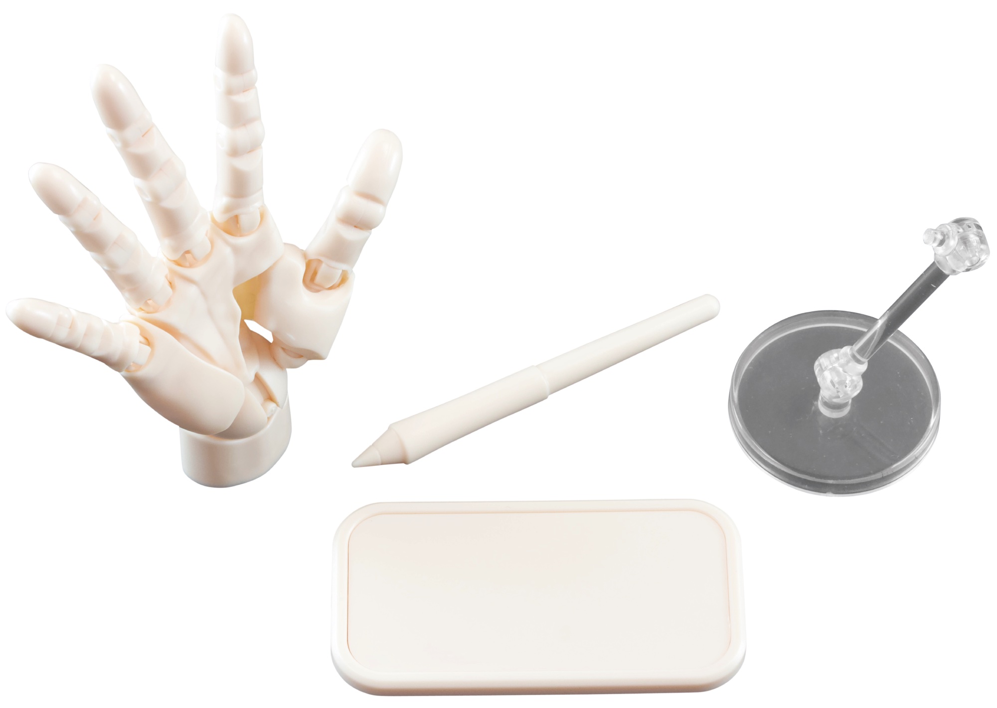 【PALE ORANGEセット】ハンドモデル・スマートフォン・タブレットペン・専用台座(ボックストイ)