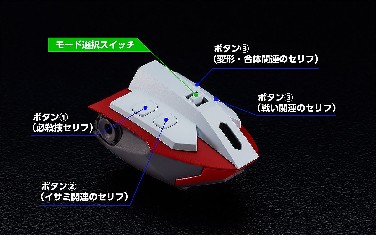 ※「THE合体 一緒に叫ぶぞ！ DXブレイバーン ボイスユニット」以外は付属いたしません。