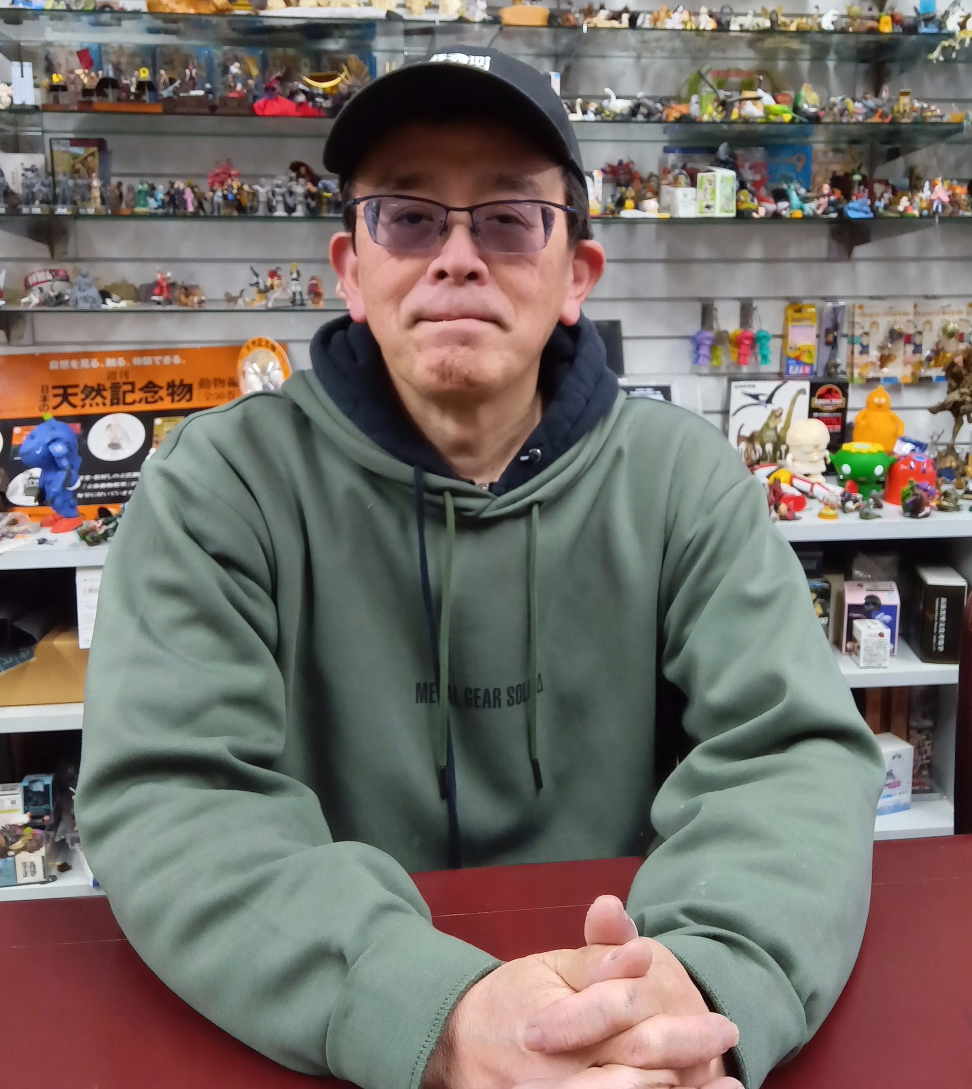 今回お話を聞いた造形作家のBOME氏。BOME氏はゼネラルプロダクツがワンフェスを立ち上げたときから海洋堂スタッフとしてサポートに参加、自身も1ディーラーとして参加した経験もある