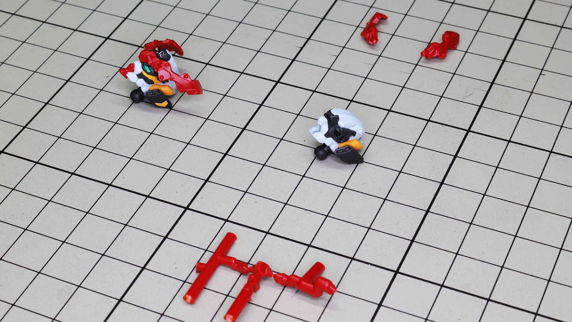 非展開状態のものも組みました