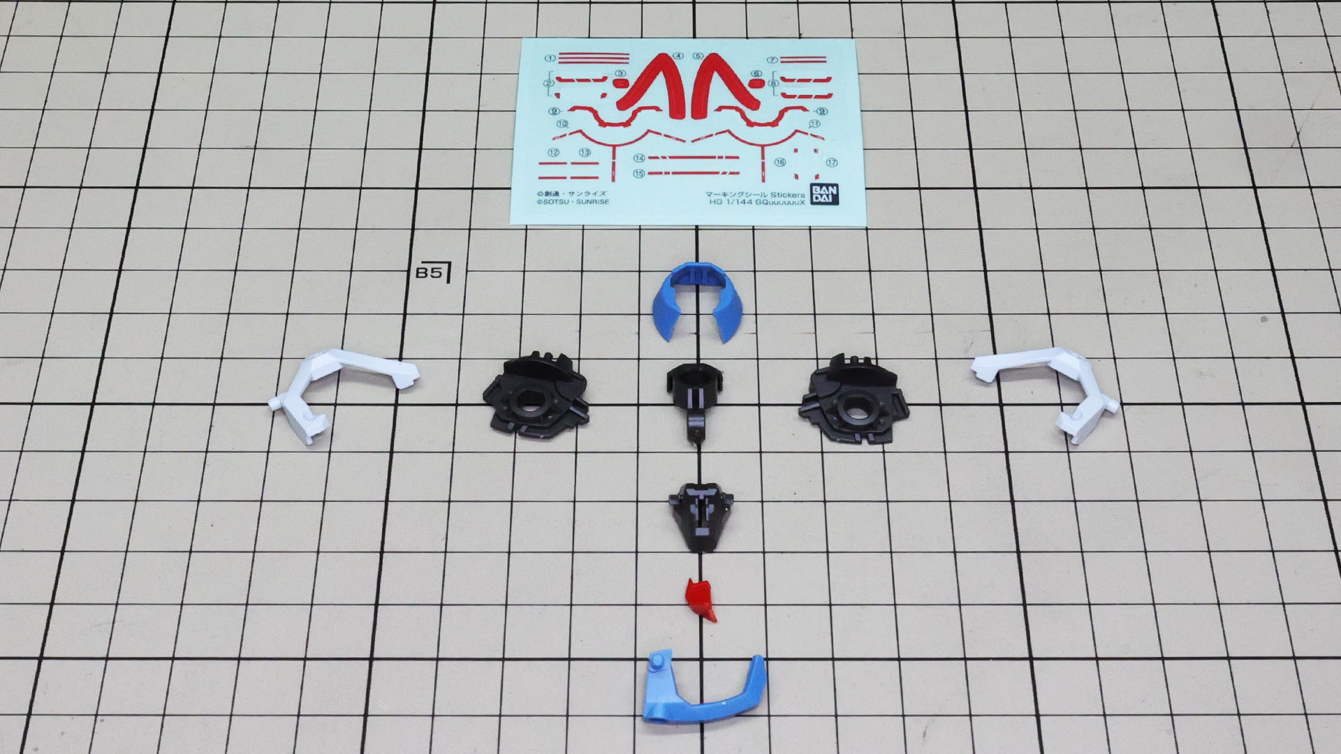 パーツ数も少なく組みやすい印象です