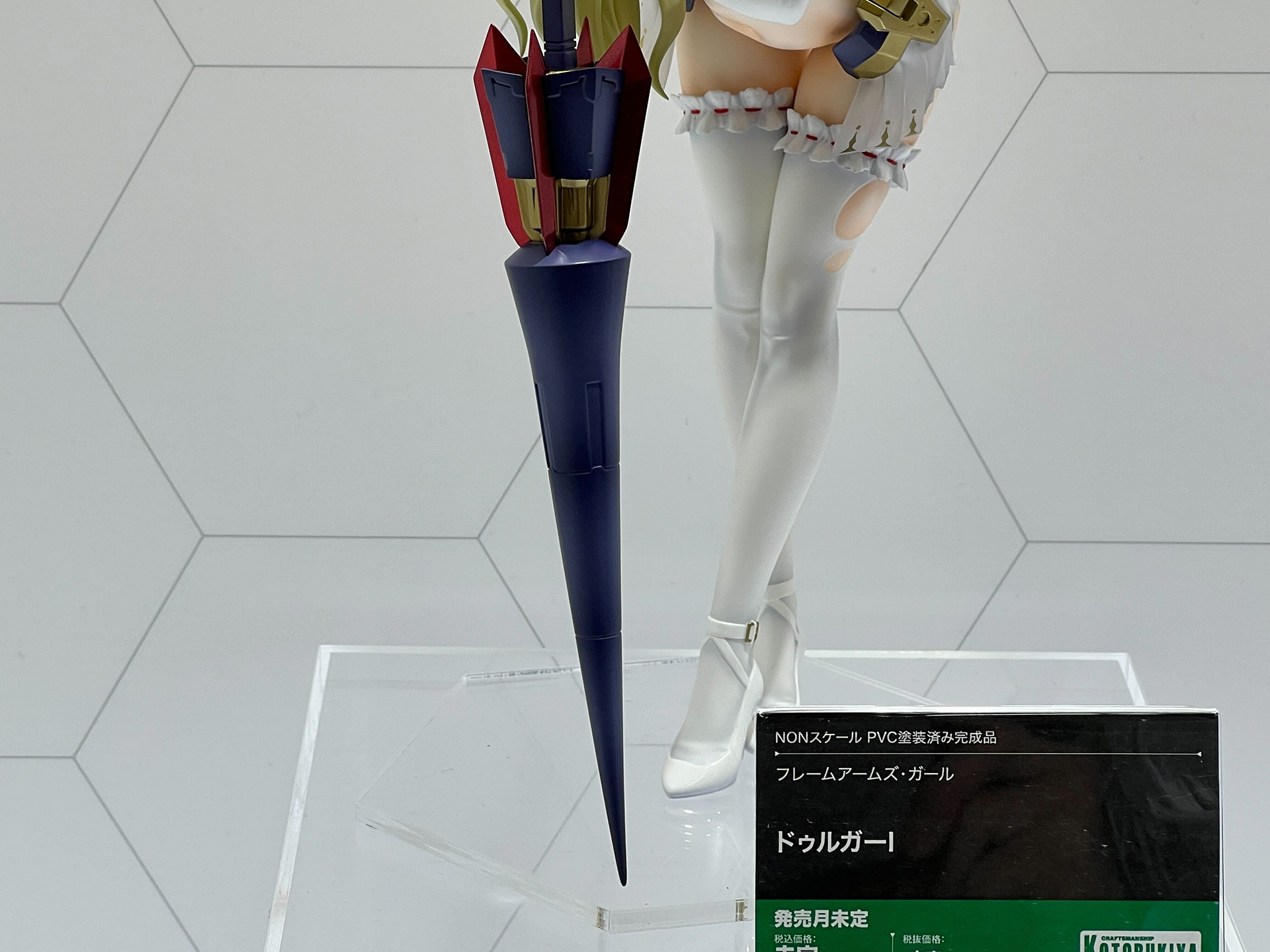 「フレームアームズ・ガール ドゥルガーI」、こちらはフィギュアとなる。発売日・価格未定