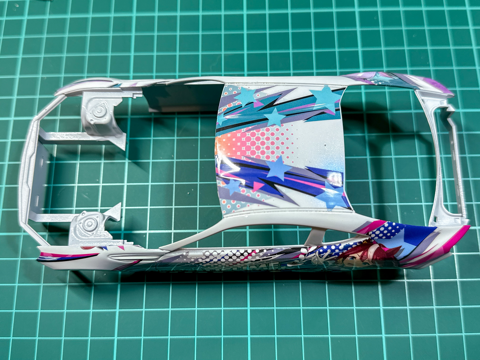 研ぎ出しが完了した表面。きれいなボディに仕上がりました。