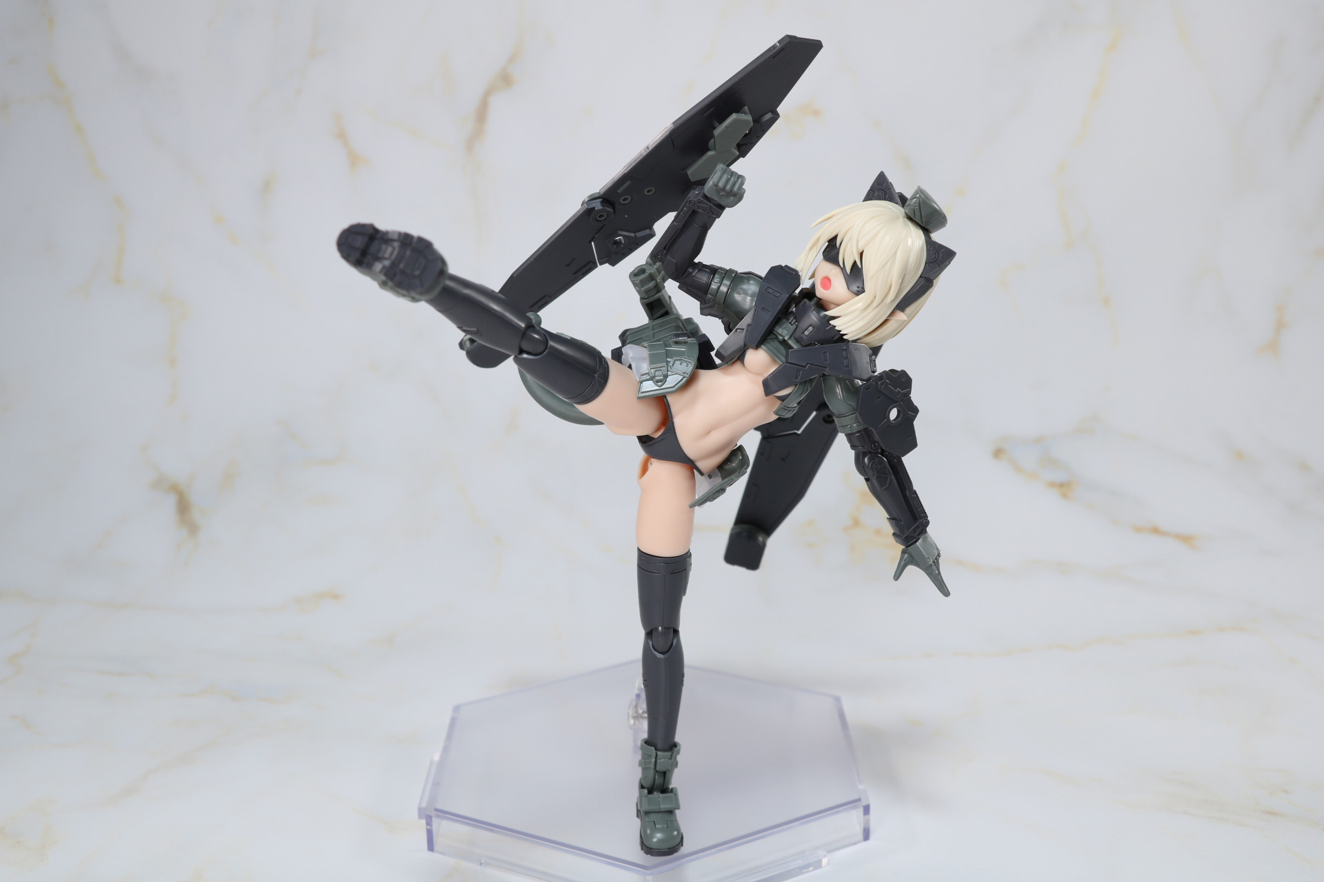 ハイキックのポージング